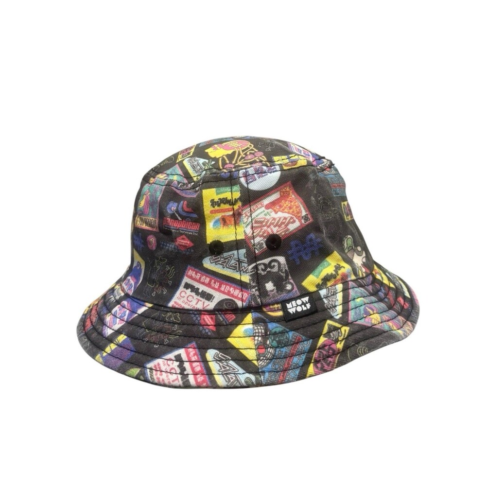 Meow-Wolf S/M Bucket Hat Colorado C-Town Signs Convergence Station